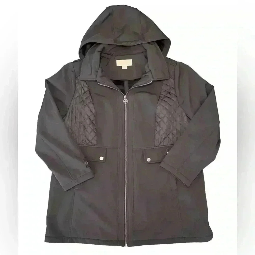 Michael Kors Brownish Hooded Jacket